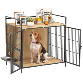 PawHut Jaula para Perros Roble