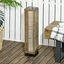 Outsunny Linterna de Jardín de Ratán Sintético Farola Solar con Luces LED Encendido y Apagado Automático para Terraza Balcón Patio 15,5x15,5x69 cm Arena, , large indicador imagen numero 2