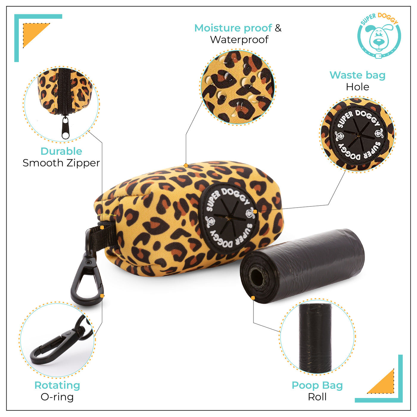 Portabolsas Leopard, , large Imagen numero 2