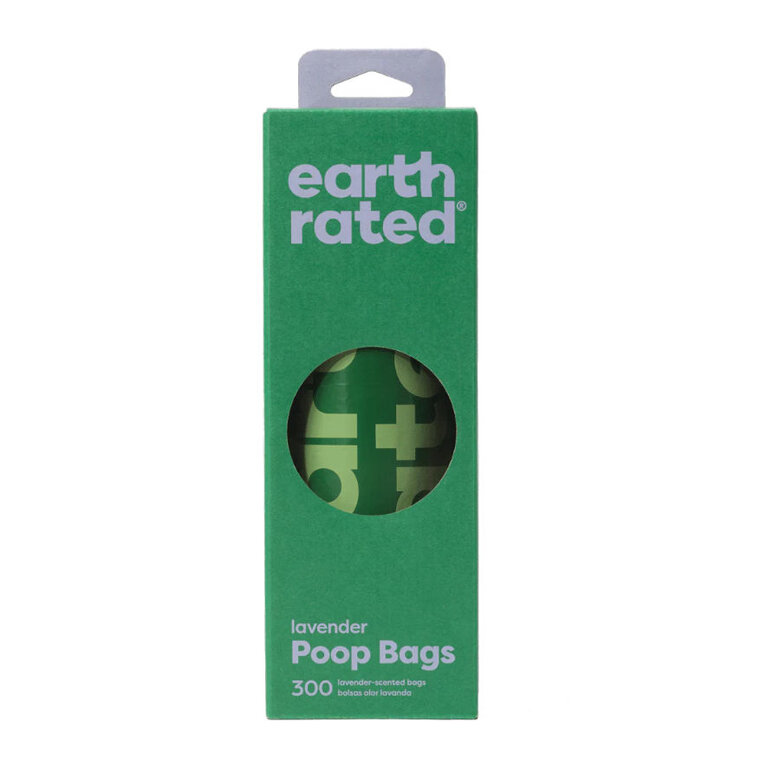 Dispensador con bolsas biodegradables con aroma a lavanda Earth Rated