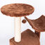Nobleza &Aacute;rbol para Gatos,rascador para gatos,con Plataformas Cuevas de Felpa Suave Postes para Rascar de Sisal Bola Juguete Colgante,Marr&oacute;n,40*33*64CM, , large indicador imagen numero 4