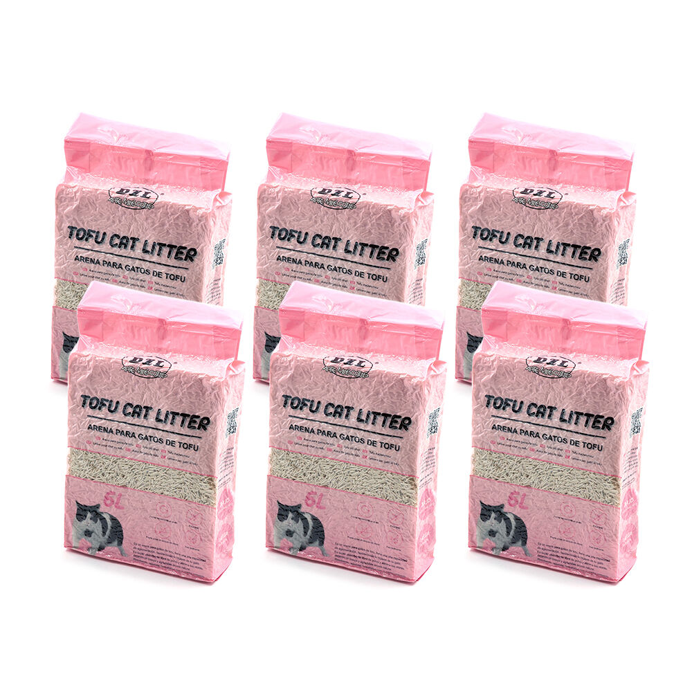 Arena para Gatos de Tofu ecol&oacute;gico Vegetal lecho para Gatos Libre de Polvo Arena Natural Aglomerante, , large Imagen numero 4