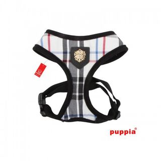 Arnés para perros Puppia Junior Soft color negro