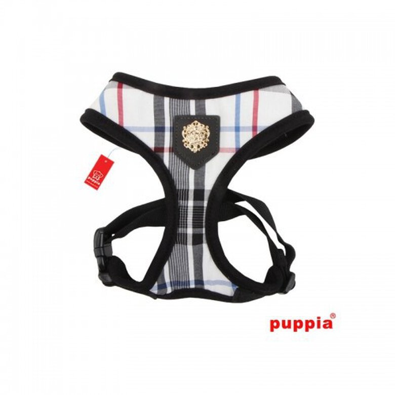 Arnés para perros Puppia Junior Soft color negro