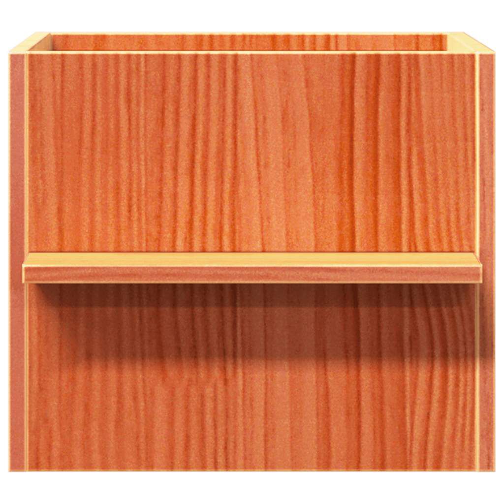 vidaXL Casa para gatos cera marrón madera maciza pino thumbnail