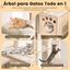 COSTWAY Rascador para Gatos, Árbol para Gatos Altura 170 cm, Condominio de Madera, Postes Rascadores de Sisal, Plataformas de Felpa, Centro de Actividades para Gatos, , large indicador imagen numero 3