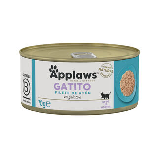 Applaws Kitten Atún en gelatina lata - Pack