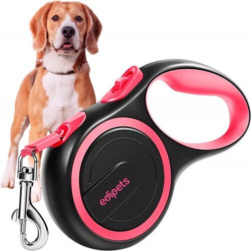 Edipets correa extensible ajustable rosa para perros, , large Imagen numero 1
