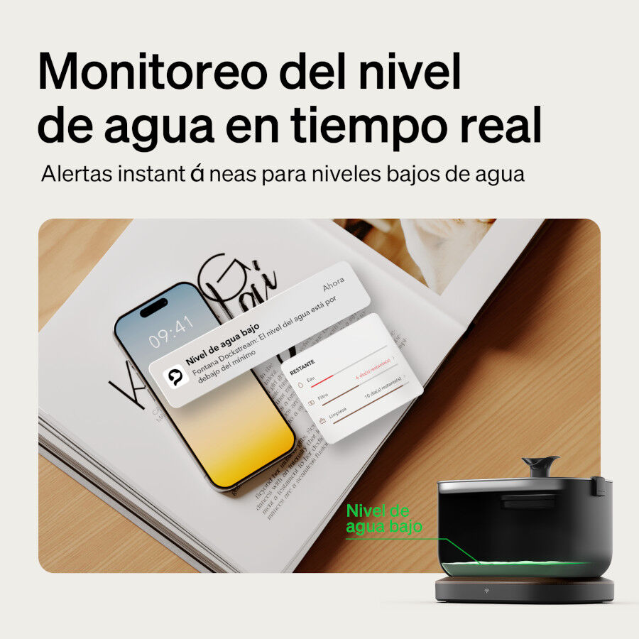 Petlibro Dockstream Fuente inteligente de agua para perros y gatos, , large Imagen numero 2