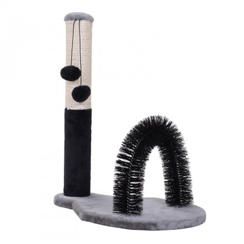 Columna de arañazos PawHut para gato color Blanco/Gris, , large image number null