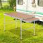 Mesa plegable Outsunny abatible color Marrón, , large indicador imagen numero 1