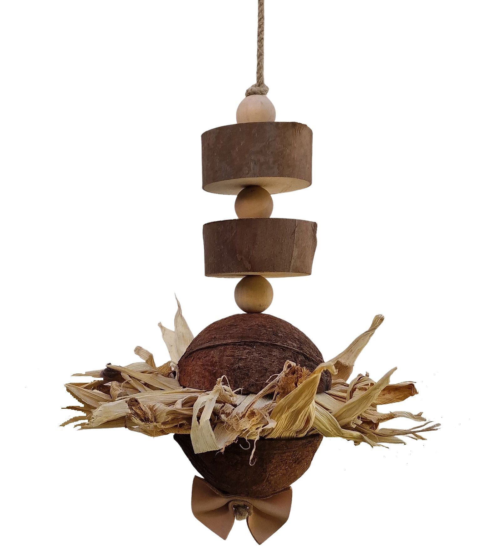 Natural Shredding Big Coconut juguete para pájaros