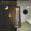 Outsunny Lámpara de Pie de Mimbre Ratán de Energía Solar con LED 0,8 W Interruptor de Control de Luz Automático Decoración para Exterior Ø21,5x61 cm Negro, , large indicador imagen numero 5