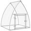 vidaXL Jaula para gallinas acero galvanizado plateado 100x105x120 cm, , large indicador imagen numero 1