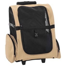 vidaXL Carro Plegable para Mascotas Multiusos Transportín Jaula de Gatos Perros