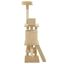 Rascador con poste de sisal para gatos color Beige, , large indicador imagen numero 4