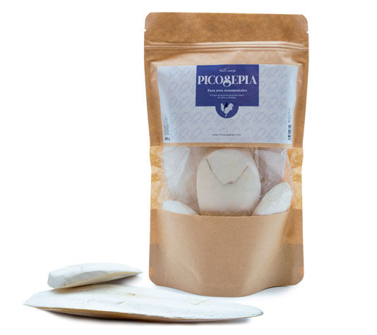 Hueso de Sepia para P&aacute;jaros y Tortugas | PicoSepia 200 gr | Jibia para Periquitos, Canarios y Otros Animales | Aporta Calcio, , large Imagen numero 1