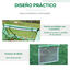 Outsunny Invernadero de Terraza Jard&iacute;n 180x140x80 cm Tipo Caseta de Acero Pl&aacute;stico con Puertas y Ventanas Enrollables para Cultivo de Plantas Verduras Flores Verde, , large indicador imagen numero 4