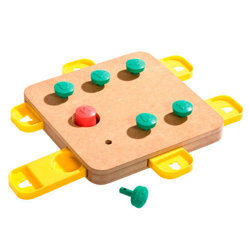 Flamingo Doggy Brain Train Cube juguete para perros Imagen numero 1