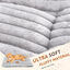Nobleza Cama Cueva para Gatos y Perros Peque&ntilde;os (50 x 40 cm) - Coj&iacute;n de Peluche Suave y Lavable con Relleno Mullido de Alta Resistencia, Cama T&eacute;rmica Antideslizante para Sof&aacute;, Jaula o Suelo, Gris Talla S, , large indicador imagen numero 4