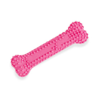 Nylabone Hueso Mordedor Dental Rosa Sabor a Pollo para cachorros