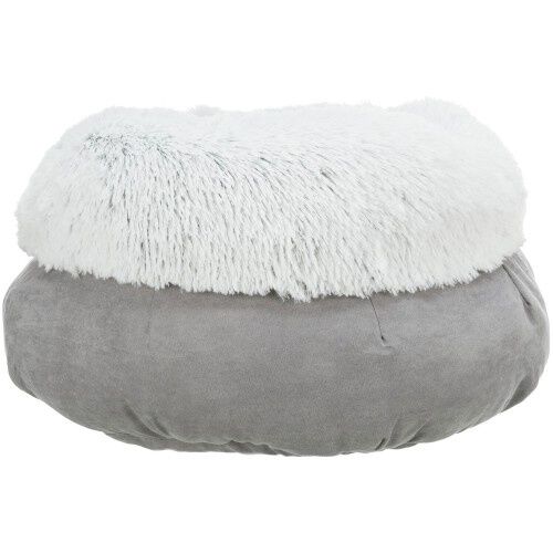 Trixie harvey cama redonda gris y blanco para perros, , large Imagen numero 2