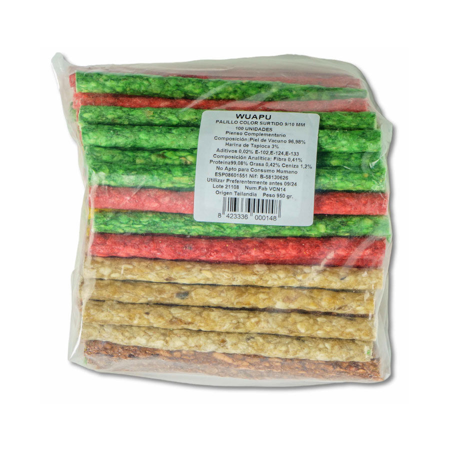 WUAPU CIGARRILLO DE COLORES 100 UD