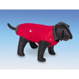 Abrigo con forro polar Nina para perros color Rojo