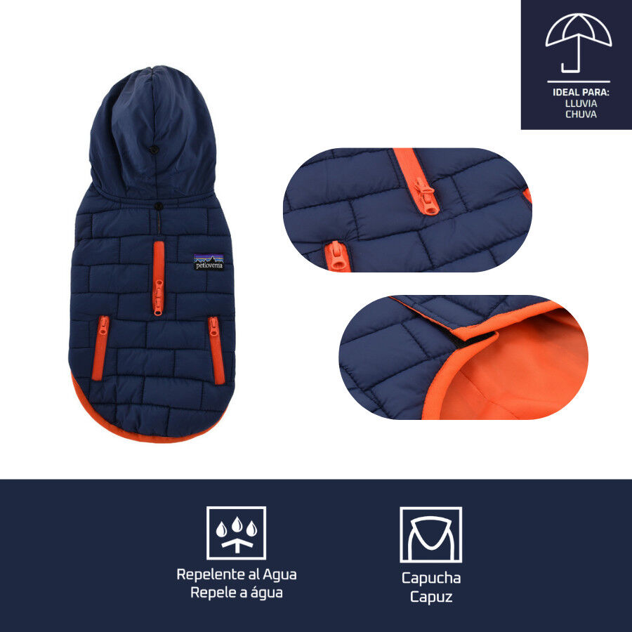 Outech Abrigo Impermeable Azul para perros, , large Imagen numero 4