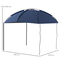 Outsunny Toldo para Coche Toldo para Camping con Altura Ajustable y Bolsa de Transporte Impermeable Anti-UV para Picnic Playa 290x278x230-260 cm Azul Oscuro, , large indicador imagen numero 3