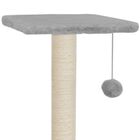 Rascador con postes de sisal para gatos color Gris, , large image number null