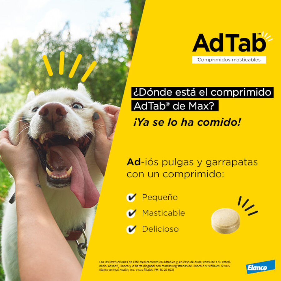 AdTab Comprimidos Masticables Antiparasitarios para perros thumbnail