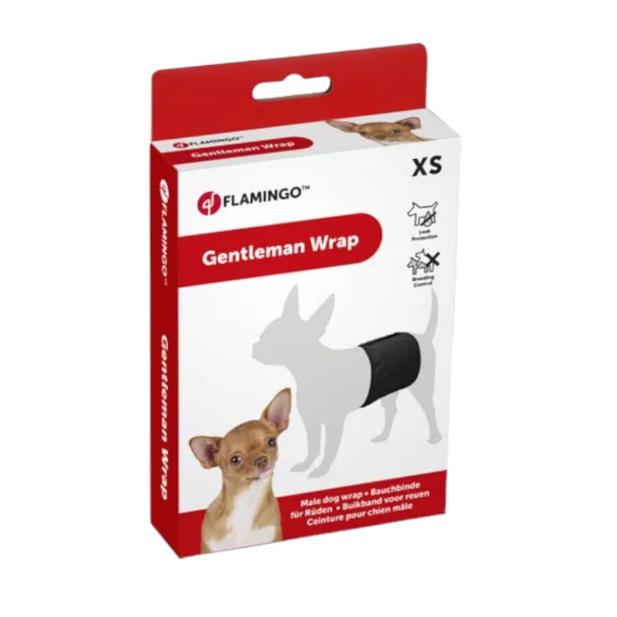 Flamingo Pañal Lavable para perros machos thumbnail