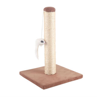 Nobleza Poste Rascador De Sisal Con Juguete Color Marrón para gatos