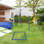 PawHut Set de Entrenamiento de Agilidad para Perros Obstáculos de Salto con Altura Ajustable Túnel para Perros y Bolsa de Transporte Azul y Amarillo, , large indicador imagen numero 2