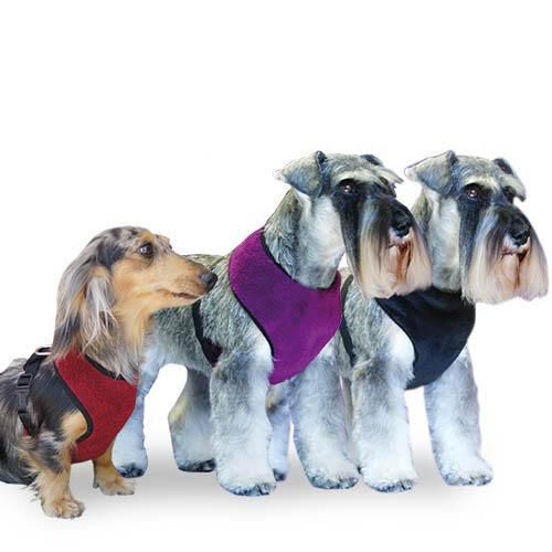 Arn&eacute;s para perros de forro polar, proteje el pecho del fr&iacute;o, Softly Talla M Color Lila, , large Imagen numero 2