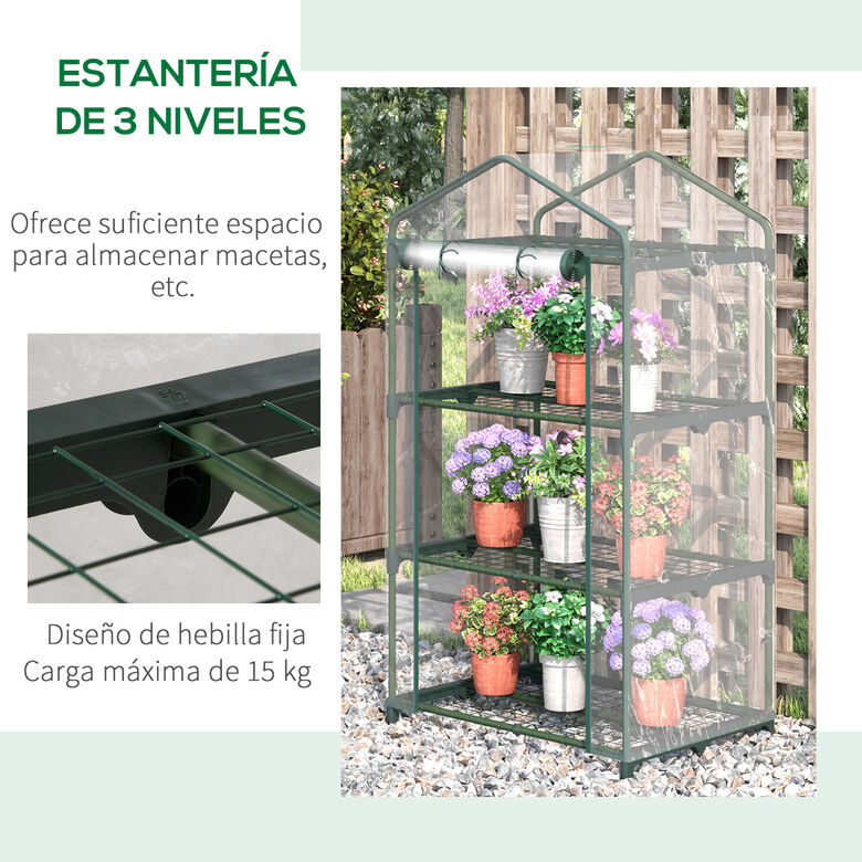 Outsunny Invernadero de Jardín Transparente para exterior thumbnail