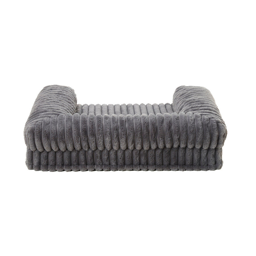Leeby Sof&aacute; Corduroy Gris para perros, , large Imagen numero 3