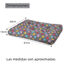 HOME MERCURY- Cama de Mascota, Colchón para Perro, Colchoneta Reversible Estampada Relleno de Espuma para Interior y Exterior. (Small, Huellas), , large indicador imagen numero 5