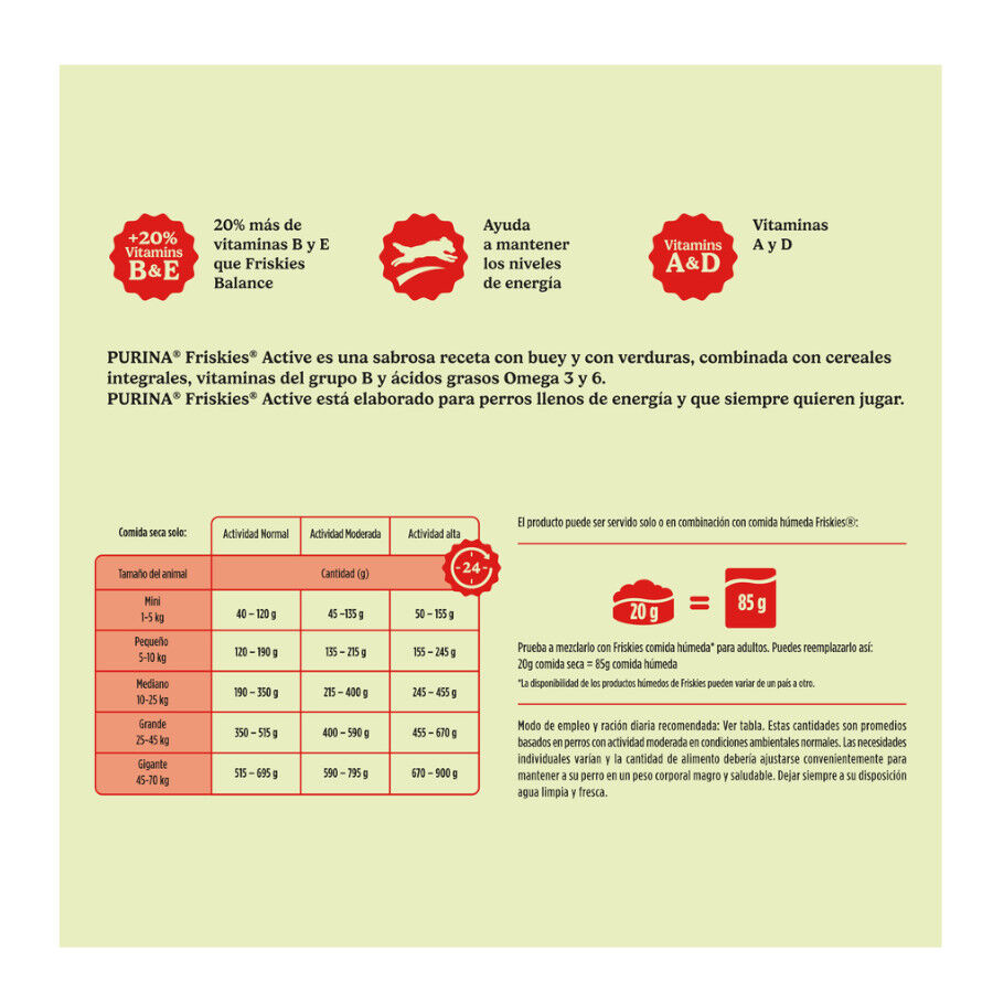 18 kg Friskies Active Pienso para perros, , large Imagen numero 3