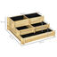 Outsunny Jardinera Madera Natural, , large indicador imagen numero 3