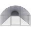VidaXL Gallinero Exterior plateado, , large indicador imagen numero 8