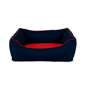 Gauty Cama Tela Impermeable azul y rojo oscuro para Perros y Gatos