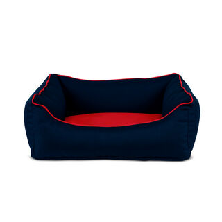 Gauty Cama Tela Impermeable azul y rojo oscuro para Perros y Gatos