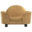 vidaXL Cama para perros de terciopelo marrón 66x40x45 cm, , large indicador imagen numero 2