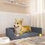 Vidaxl cama de maletero gris oscuro para perros, , large indicador imagen numero 6