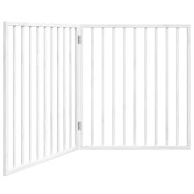 VidaXL Puerta Madera Plegable para Perros