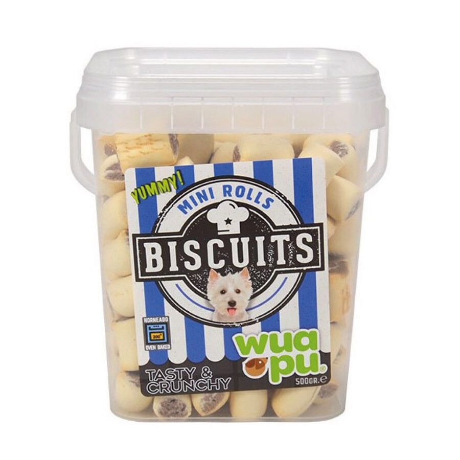 WUAPU BISCUITS MINI ROLLS MIX 500GR, , large Imagen numero 1