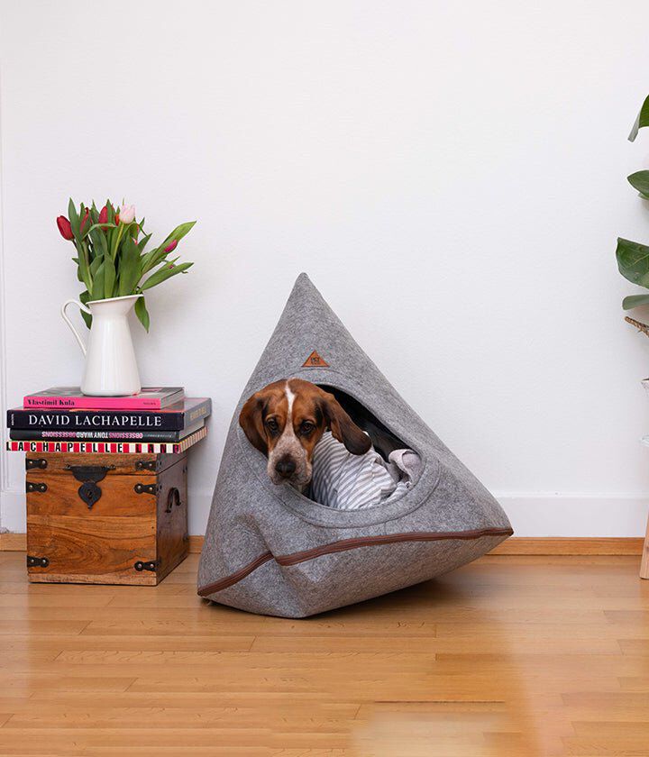 Pet and Co Cueva De Cama De Fieltro Beis Tonto - Perros, , large Imagen numero 4