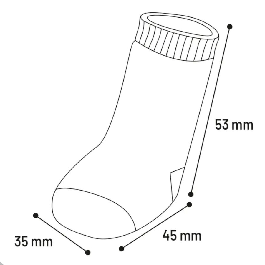 Karlie Calcetines Negro y Gris para perros thumbnail